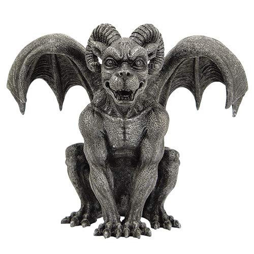 Ram Horned Gargoyle Cold Cast Resin Figurine
