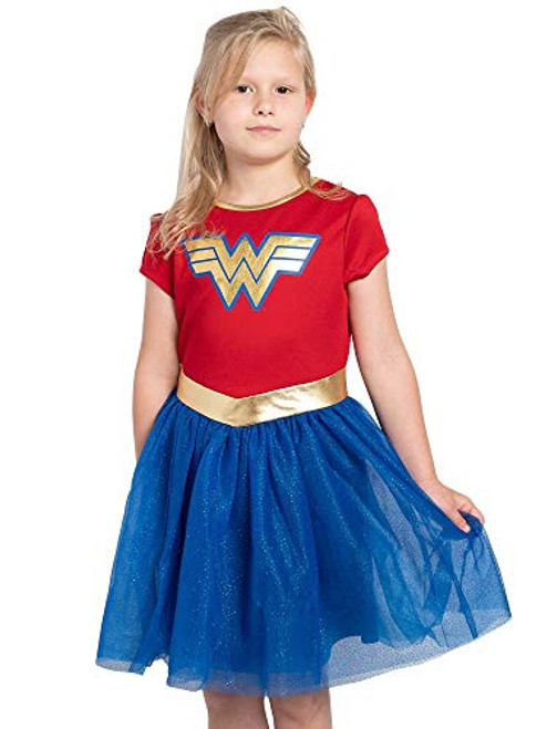 DC Comics Girls Ages 4-12 Costume Dress Up Wonder Woman Small