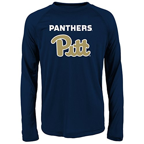 NCAA Pittsburgh Panthers Boys Outerstuff Loyal Fan Performance Tee Team color  Youth Medium 10-12