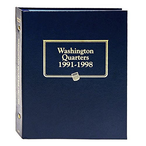Whitman US Washington Quarter Coin Album 1991-1998 9123