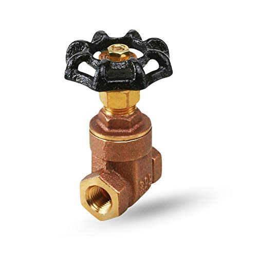 Midline Valve 427U336 Gate Valve Lead Free 1-14 in_ FIP Connection Cast Brass