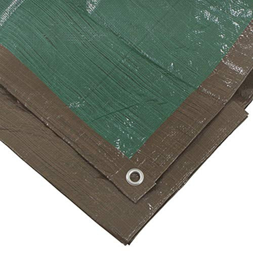 Erickson 57031 Reversible BrownGreen Mid-Grade Poly Tarp 8 x 10
