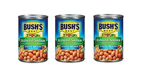 Bushs Reduced Sodium Pinto Beans Pack of 3 16 oz Cans Bushs Reduced Sodium Pinto Beans Pack of 3 16 oz Cans