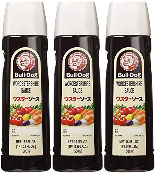 Bull-Dog Worcestershire Sauce 16_9 Fl_ Oz_ 3 Bottles Bull-Dog Worcestershire Sauce 16_9 Fl_ Oz_ 3 Bottles