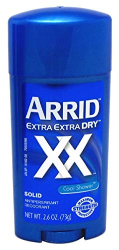Arrid Deodorant 2_6 Ounce Solid XX Cool Shower 76ml 6 Pack