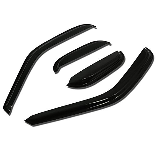 Replacement for Ford F-150HeritageF-250 Extended Cab 4pcs Tape-On Window Visor Deflector Rain Guard
