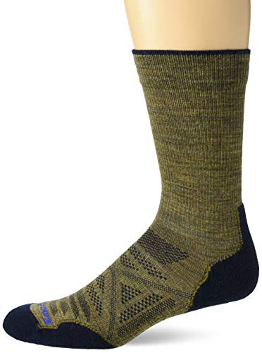 Smartwool PhD Outdoor Light Crew Desert Sand MD Mens Shoe 6-8_5