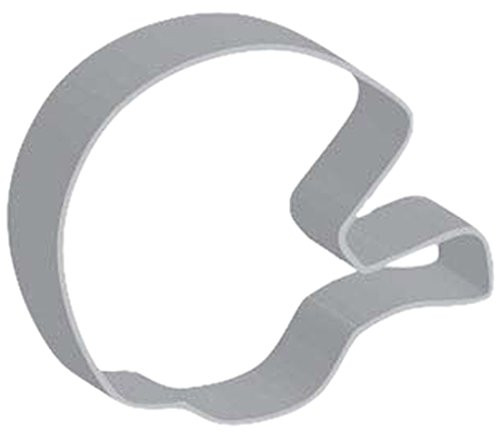 Flavortools Football Helmet Cookie Cutter with Exclusive Flavortools Copyrighted Cookie Recipe Booklet, 4-Inch