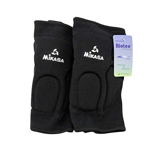 Mikasa 832SR Competition Antimicrobial Kneepad, Black