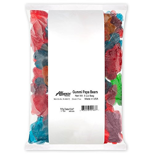 Albanese Confectionery Gummi Papa Bears 5 Pound Bag