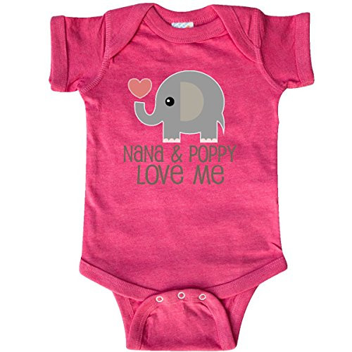 inktastic Nana and Poppy Love Infant Creeper 6 Months Retro Heather Pink 3042d inktastic Nana and Poppy Love Infant Creeper 6 Months Retro Heather Pink 3042d