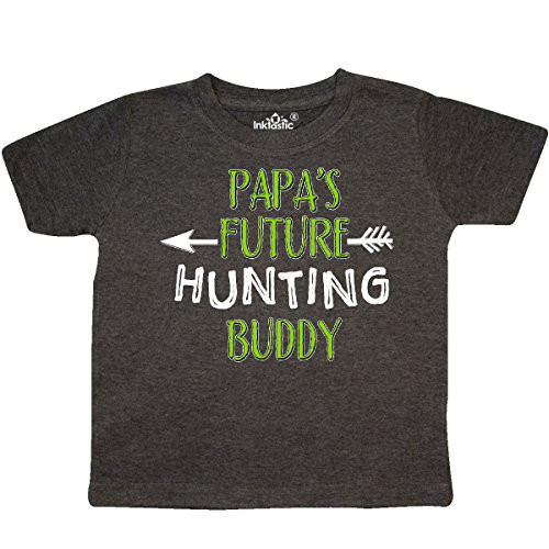 inktastic Papas Future Hunting Toddler T-Shirt 3T Retro Heather Smoke 31a1b