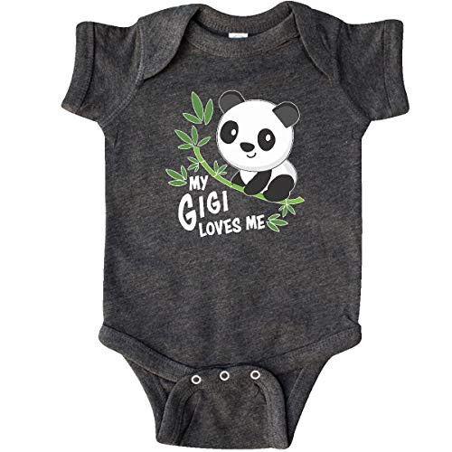 inktastic My Gigi Loves Me- Cute Infant Creeper 24 Months Retro Heather Smoke inktastic My Gigi Loves Me- Cute Infant Creeper 24 Months Retro Heather Smoke
