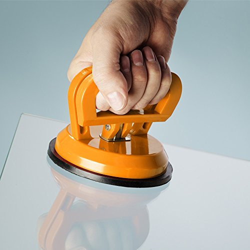 IMT Vacuum Suction Cup Glass Lifter 5" Car Dent Puller, Vacuum Lifter for Glass/Tiles/Mirror/Granite Lifting, Gripper Sucker Plate, Double Handle Locking