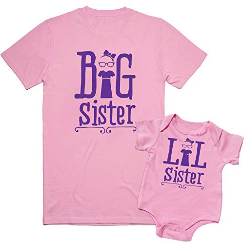 Texas Tees Newborn Little Sister Outfit Big Sister Shirt Size 7-8 Smart Big SisterSmart Little Sister Big Sibling 3TLil Sibling 3-6M 3M Texas Tees Newborn Little Sister Outfit Big Sister Shirt Size 7-8 Smart Big SisterSmart Little Sister Big Sibling 3TLil Sibling 3-6M 3M