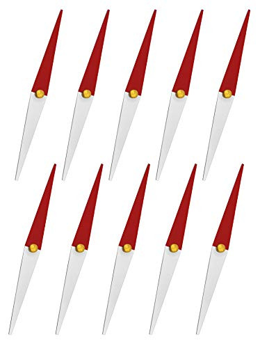 Pack of 10 Magnetic Needles 4 100mm - Carbon Steel Jewel Bearing - Eisco Labs