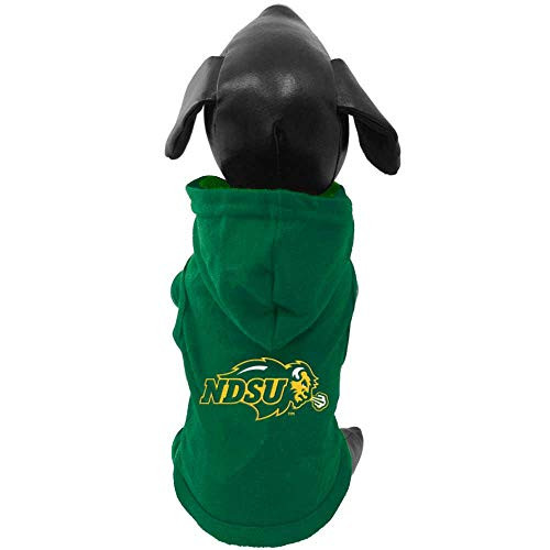NCAA North Dakota State Bison Collegiate Cotton Lycra Hooded Dog Shirt Team Color XX-Large NCAA North Dakota State Bison Collegiate Cotton Lycra Hooded Dog Shirt Team Color XX-Large