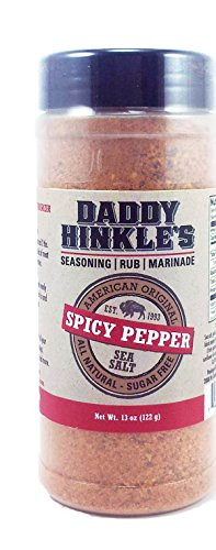 Daddy Hinkles - 11 oz-SeasoningRubMarinade - Spicy Pepper