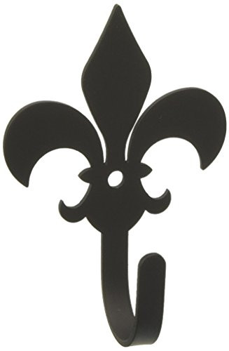 3_75 Inch Fleur de Lis Wall Hook Small