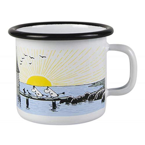 Moomin Mellow Wind Enamel Mug 25 dl