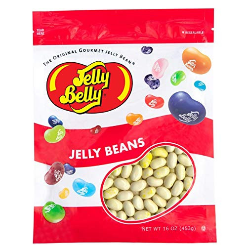 Jelly Belly Buttered Popcorn Jelly Beans - 1 Pound 16 Ounces Resealable Bag - Genuine Official Straight from the Source 