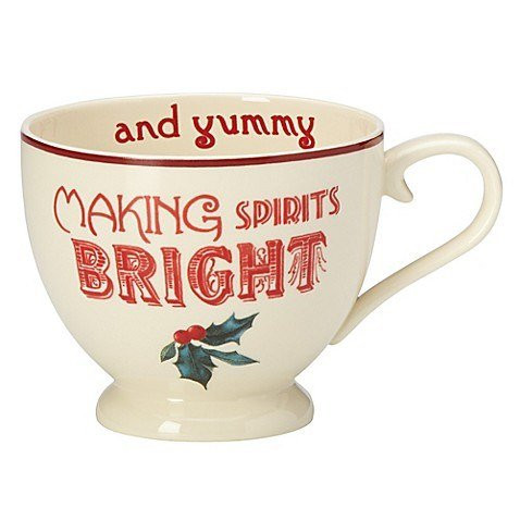 Lenox Home for The Holidays Coffee and Cake Mug, Ivory