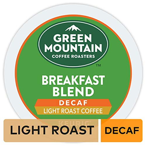 Green Mountain Coffee Breakfast Blend Decaf Keurig Single-Serve Light Roast Coffee K-Cup Pods 32 Count Green Mountain Coffee Breakfast Blend Decaf Keurig Single-Serve Light Roast Coffee K-Cup Pods 32 Count