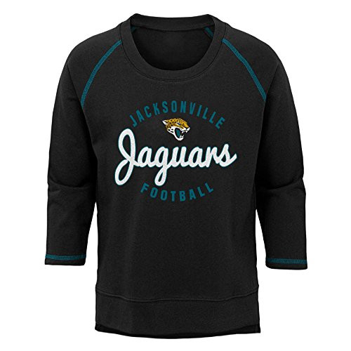 NFL Jacksonville Jaguars Youth Boys Overthrow Pullover Top Black Youth X-Large16