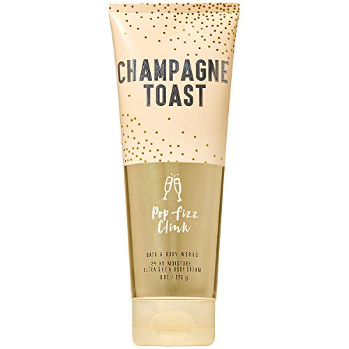Bath and Body Works CHAMPAGNE TOAST Ultra Shea Body Cream 8 Ounce 2018 Limited Edition