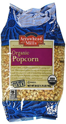 Arrowhead Mills Organic Yellow Popcorn - 28 oz - 3 pk