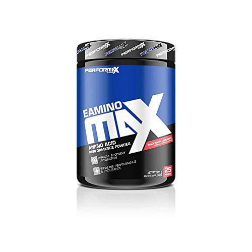 Performax Labs EAminoMax Amino Acid Performance Powder  7 Total Grams of BCAA Branched Chain Amino Acids  and  Essential Amino Acids  Recovery  Hydration  Endurance  25 Servings Blackberry Lemonade