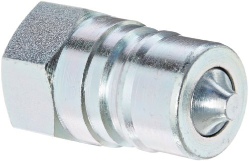 Dixon Valve K6F6 Steel ISO-A Interchange Hydraulic Fitting Nipple 34 Coupling x 34 - 14 NPTF Female Thread