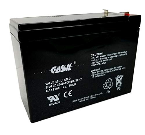 12V 10Ah Battery Sealed Lead Acid Rechargeable Battery SLA AGM Battery with F2 Terminals