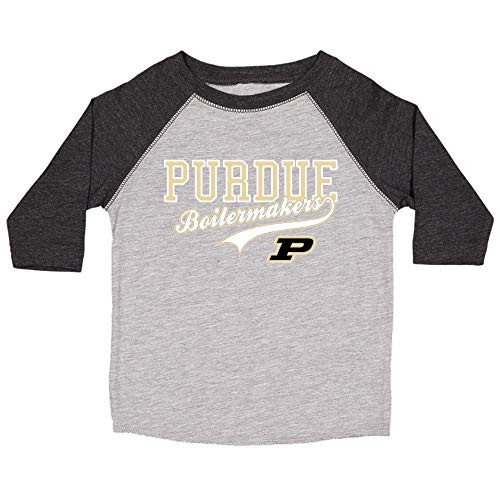 College Kids NCAA Purdue Boilermakers Youth Home Run Raglan Tee Size 14-16Large Black Heather College Kids NCAA Purdue Boilermakers Youth Home Run Raglan Tee Size 14-16Large Black Heather