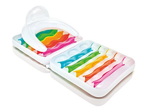 Intex Folding Inflatable Lounge Water Chair, 78" X 37"