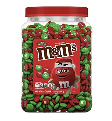 M and Ms Chocolate Candies Christmas Edition Pantry-Size 62 Ounces