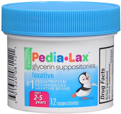 Fleet Pedia-Lax Glycerin Suppositories 12 Each Pack of 11 Fleet Pedia-Lax Glycerin Suppositories 12 Each Pack of 11