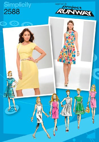 Simplicity Sewing Pattern 2588 Misses Dresses P5 12-14-16-18-20
