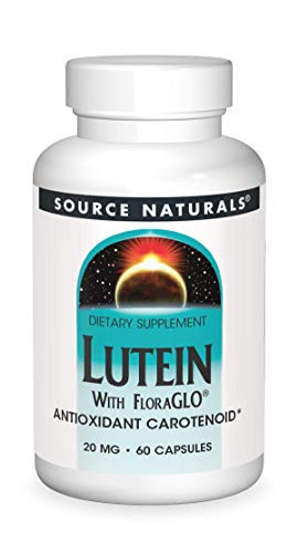 Source Naturals Lutein with FloraGLO 20 mg Antioxidant Carotenoid - 60 Capsules
