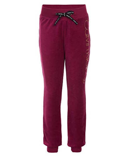 Calvin Klein Big Girls Performance Jogger Berry Velvet Jog L1214