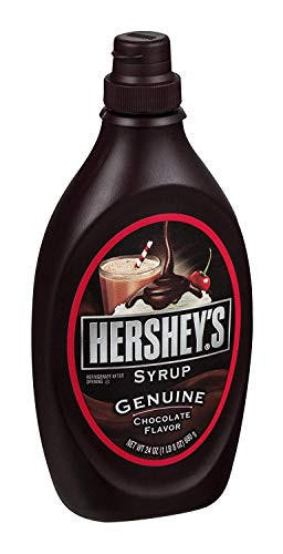 Hersheys Genuine Chocolate Syrup 24 Ounce Bottle Pack of 3