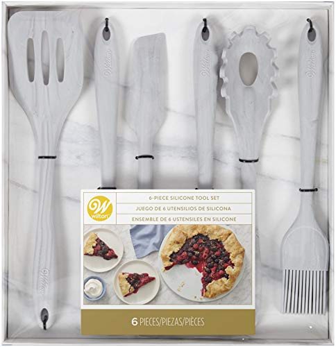 Wilton Marble Silicone Kitchen Utensils Set 6-Piece