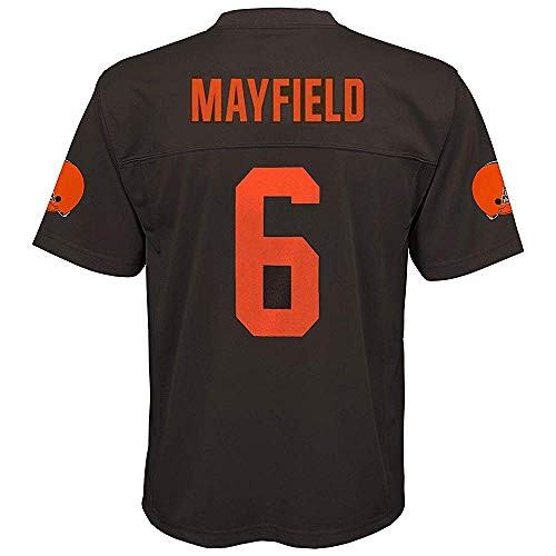 Baker Mayfield Cleveland Browns NFL Youth 8-20 Brown Color Rush Mid-Tier Jersey Youth X-Large 18-20 Baker Mayfield Cleveland Browns NFL Youth 8-20 Brown Color Rush Mid-Tier Jersey Youth X-Large 18-20