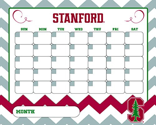 Stanford University Chevron Magnetic Dry Erase Calendar