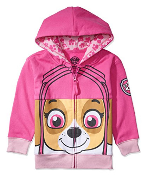 Nickelodeon Toddler Paw Patrol Character Big Face Costume Zip-up Hoodies 4T Sky