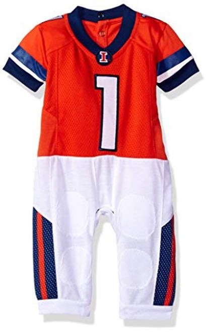 FAST ASLEEP NCAA Illinois Illini Boys Infant Football Uniform Pajamas 6-9 Months OrangeNavy FAST ASLEEP NCAA Illinois Illini Boys Infant Football Uniform Pajamas 6-9 Months OrangeNavy