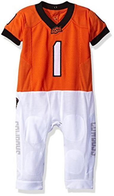 FAST ASLEEP NCAA Boys Infant Football Uniform Pajamas 9-12 Months Orange FAST ASLEEP NCAA Boys Infant Football Uniform Pajamas 9-12 Months Orange