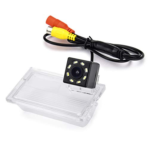 aSATAH 8 LED Car Rear View Camera for Land Rover Freelander 2 Land Rover DiscoveryLand Rover Range Rover Sport  and Vehicle Camera Waterproof and Shockproof Reversing Backup Camera 8 LED