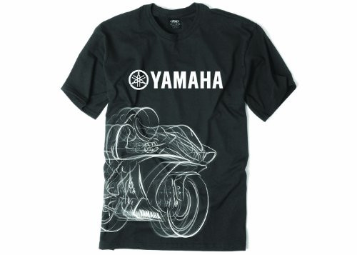 Factory Effex 16-88284 YAMAHA R1 T-Shirt Black X-Large