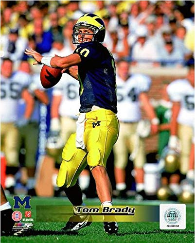 Tom Brady Michigan Wolverines NCAA Action Photo Size 16 x 20